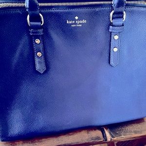 Blue Kate Spade shoulder bag large